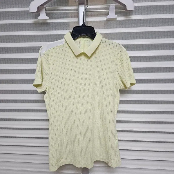 [BUNJANG] Titleist Crochet Short-Sleeve Polo Shirt / 타이틀리스트 크로셰 반팔 카라티  90