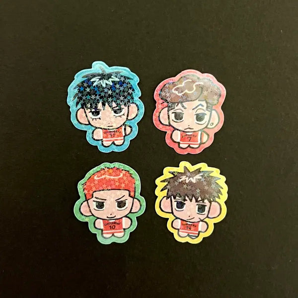 [BUNJANG] Slam Dunk Buksan Taeseop Daeman Baekho Taeung Piece Sticker Set / 슬램덩크 슬덩 북산 태섭 대만 백호 태웅 조각스티커 굿즈
