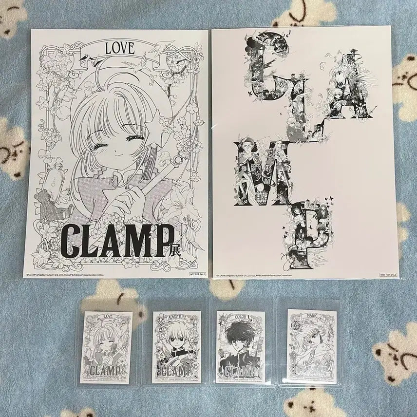 [BUNJANG] CLAMP Exhibition Special Poster & Card Collection / 클램프전 전기 특전 포스터&카드 모음