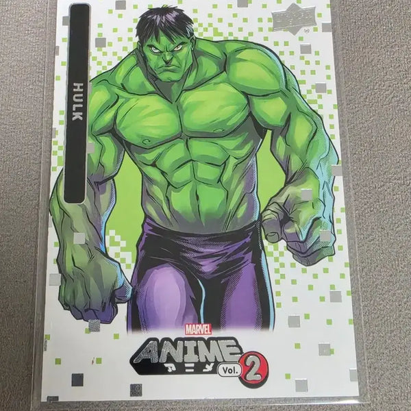 [BUNJANG] Marvel Anime Card Hulk / 마블 애니메 카드 헐크