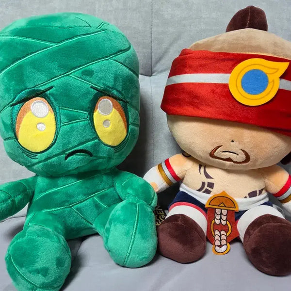 [BUNJANG] League of Legends Amumu & Lee Sin 30cm Plush Toy Set / 리그오브레전드 아무무 및 리신 인형(30cm)