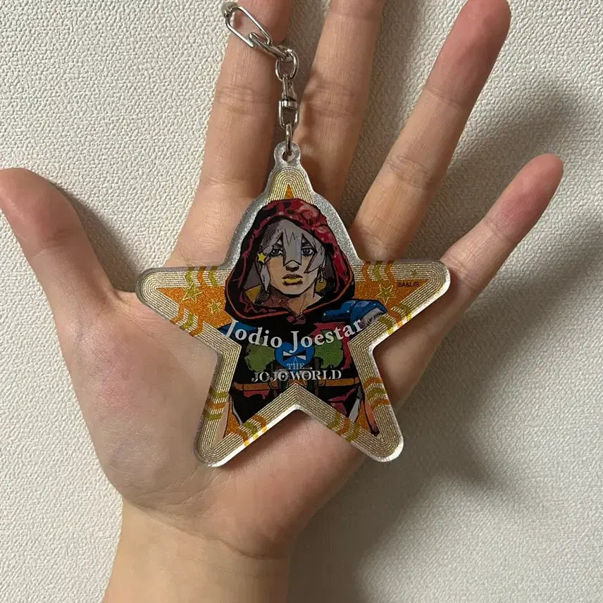 [BUNJANG] JoJo's Bizarre Adventure Jodio Joestar Star Keychain / 죠죠월드 죠디오 죠스타 별키링