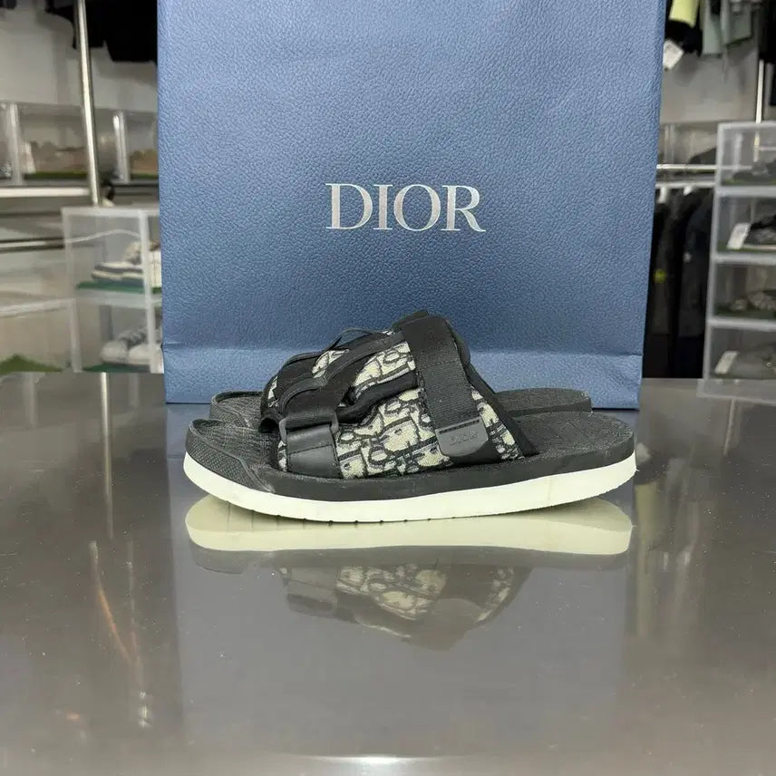 [BUNJANG] Dior Oblique Alpha Sandals Slides / 디올 오블리크 알파 샌들 슬리퍼