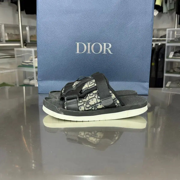 [BUNJANG] Dior Oblique Alpha Sandals Slides / 디올 오블리크 알파 샌들 슬리퍼