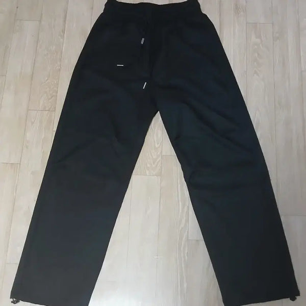 [BUNJANG] Creamsoda Lab Poly Parachute Pants Black Size 1 / (새제품) 무신사 크림소다랩 폴리 파라슈트 팬츠 블랙 1 사이즈