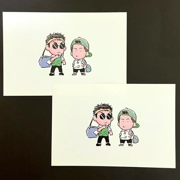 [BUNJANG] Slam Dunk Kang Baek-ho & Seo Tae-woong Postcard Set / 슬램덩크 슬덩 농팔이님 대만 태섭 대태 엽서 굿즈