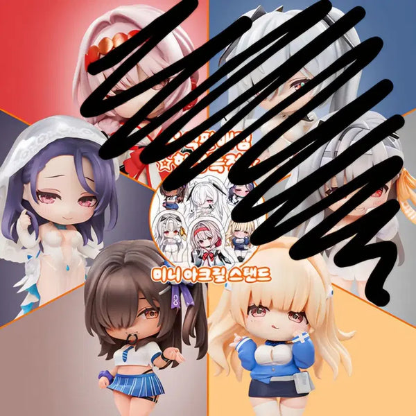 [BUNJANG] Niche Hobby Sakura SD Figure Bundle Set (3 Types) / (택포6.5/최저가 급처)니케 하비사쿠라 sd 피규어 일괄3종