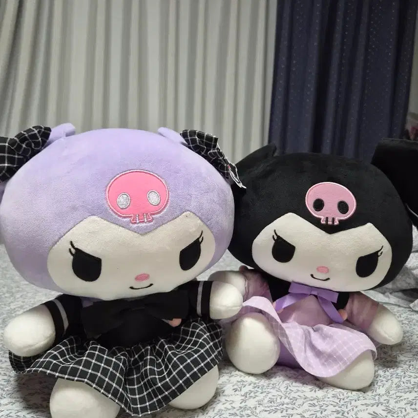[BUNJANG] Kuromi & My Melody Doll Set / 쿠로미 마이멜로디 인형 세트