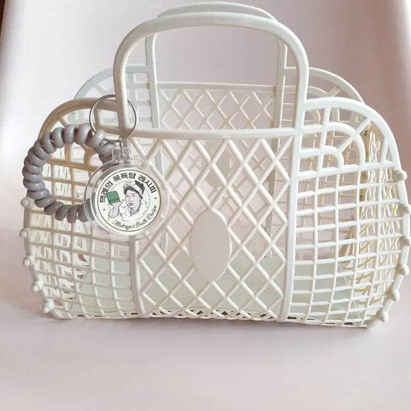 [BUNJANG] Jelly Net Bag Plastic Mesh Bag New / 젤리백  네트가방 플라스틱네트백 새상품
