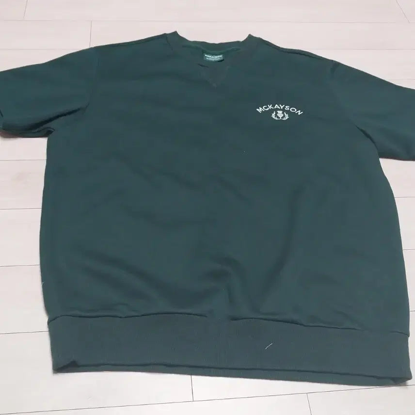 [BUNJANG] MCKAYSON Men's Deep Green T-Shirt / MCKAYSON 남성반팔티100