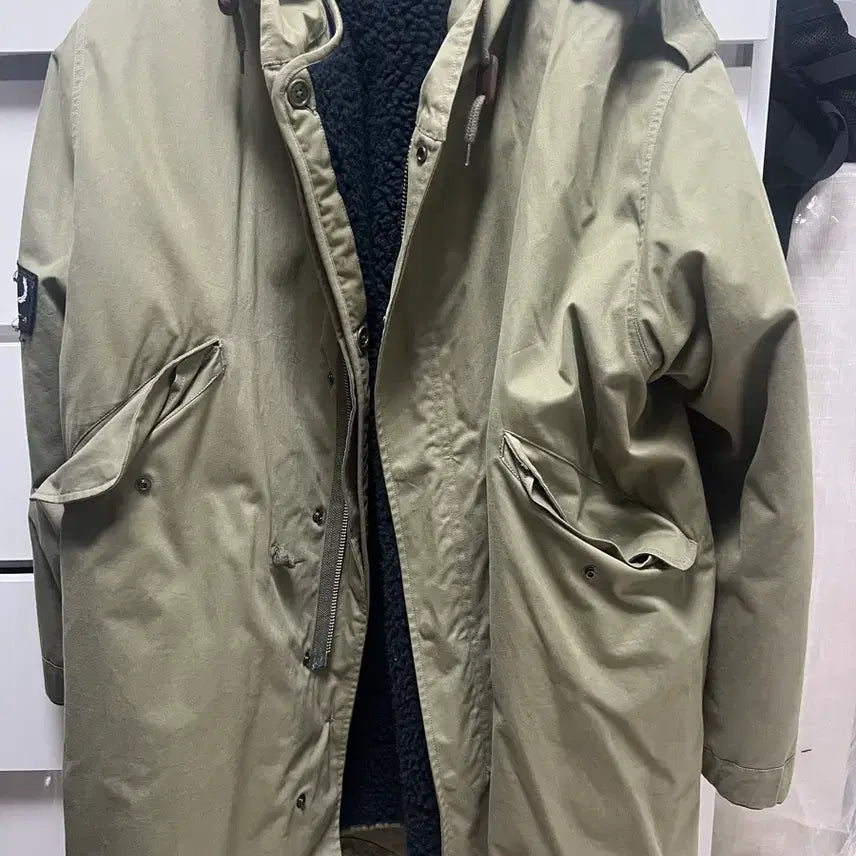 [BUNJANG] Raf Simons x Fred Perry Fishtail Parka Jacket - Size M / 라프시몬스 프레드페리 피쉬테일 야상 자켓 M