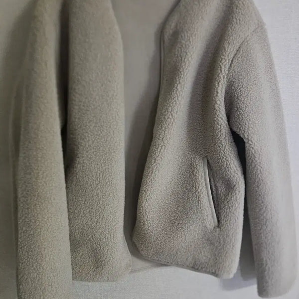 [BUNJANG] TOPTEN Fleece Jacket Beige / 탑텐 플리스 자켓