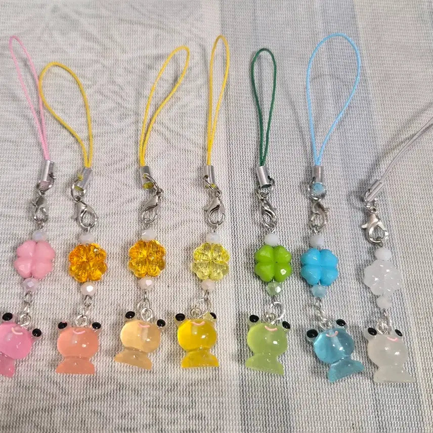 [BUNJANG] Frog Lucky Charm Keychain / 개구리 행운 키링