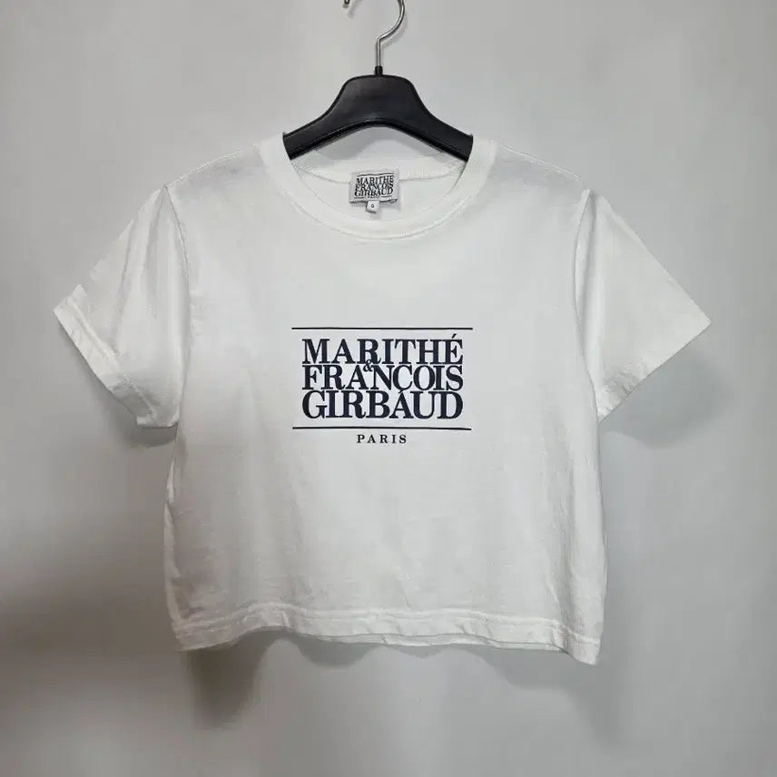 [BUNJANG] Marithe Francois Girbaud Cropped Short Sleeve T-Shirt Size S / 마리떼프랑소와저버 크롭 반팔티