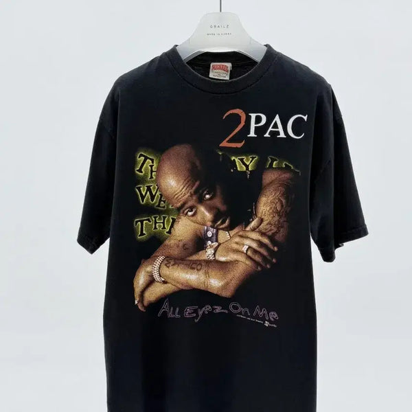 [BUNJANG] 2Pac All Eyes on Me Vintage Rap T-Shirt XL / 90s 투팍 All Eyes on Me 랩티셔츠
