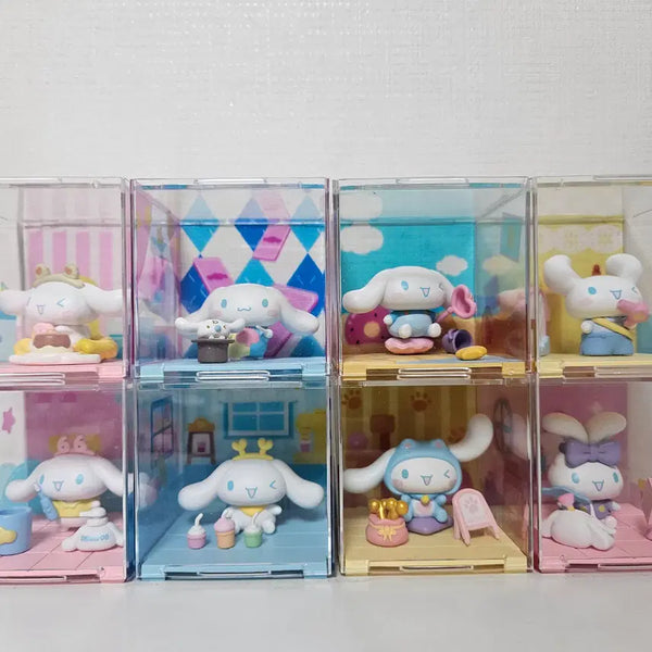 [BUNJANG] Sanrio Cinnamoroll Weekend Plan Figure 8-Piece Bundle Set / 산리오 시나모롤  위캔드 플랜 피규어 8P세트 일괄