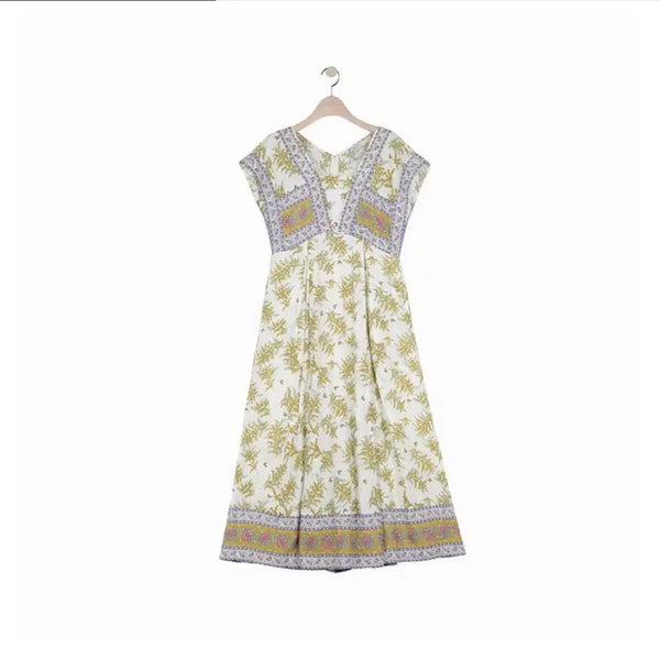 [BUNJANG] Thursday Island Floral Print Maxi Dress M / 써스데이 아일랜드 비치 드레스 M