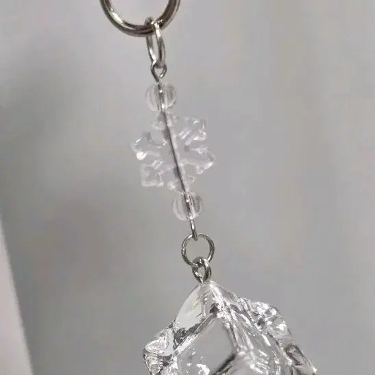 [BUNJANG] Ice Pendant Snowflake Bead Keychain / 더위사냥 키링 얼음키링