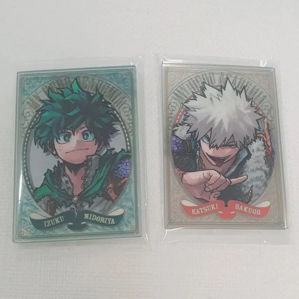 [BUNJANG] My Hero Academia Jump Exhibition Original Drawing Acrylic Mirror Card Bundle (Izuku Midoriya, Katsuki Bakugo) / 히로아카 점페 원화전 팝미러풍 아크릴 미러 카드 일괄 미도리야 바쿠고