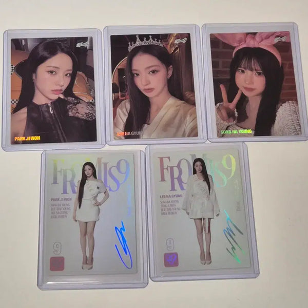 [BUNJANG] fromis_9 Terrica Photocard Bundle Set / 프로미스나인 테레카 셀피, 레어카드 5장 일괄