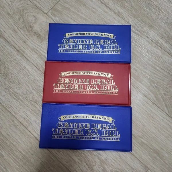 [BUNJANG] US Commemorative Bank Note Set (Red/Blue) - 3 Types / 미국 지폐 기념권 세트 (레드/블루)  3종