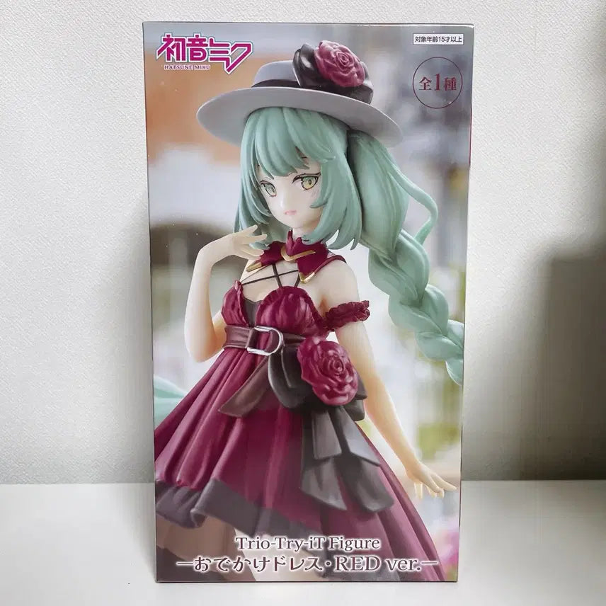 [BUNJANG] Hatsune Miku Trio-Try-iT Dress Red Ver. Figure / 하츠네 미쿠 피규어 Trio-Try-iT 트리오 드레스 레드 ver.