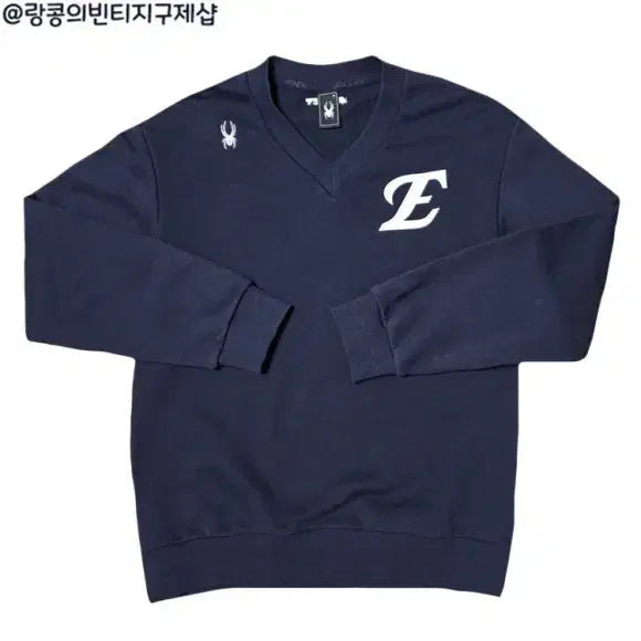 [BUNJANG] Spider x Hanwha Eagles Patch Logo Sweatshirt / 스파이더X한화 이글스 맨투맨