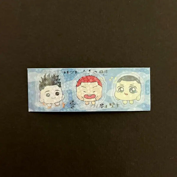 [BUNJANG] Slam Dunk (Sl-deung) Mongnim Yangpa Kungya Yechae Burakri Character Stickers / 슬램덩크 슬덩 몬님 양파쿵야 야채부락리 대협 백호 우성 스티커 굿즈