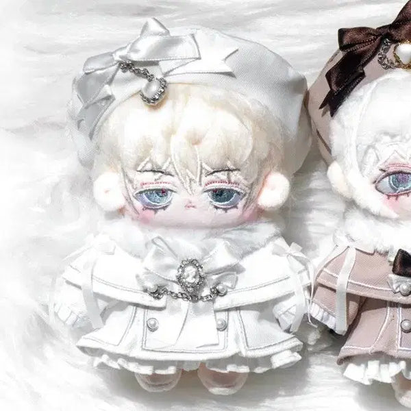 [BUNJANG] 10cm Doll Clothes WoobLe Rebbi White / 10cm 인형옷 우블 레브리 화이트