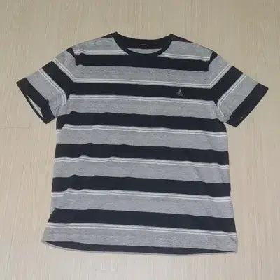 [BUNJANG] Beanpole Navy/Grey Round T-Shirt (Size 105) / (105)618-43D. 빈폴/네이비그레이 라운드티셔츠