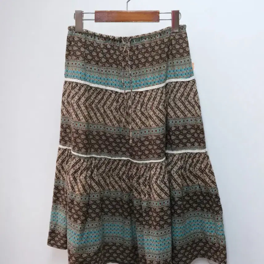 [BUNJANG] BEAMS BOY Cotton Drawstring Maxi Skirt / 빔즈보이 스커트