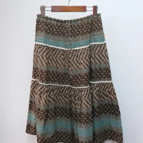 [BUNJANG] BEAMS BOY Cotton Drawstring Maxi Skirt / 빔즈보이 스커트