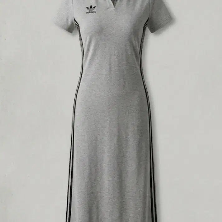 [BUNJANG] Adidas Long Polo Maxi Dress / 새거 아디다스 롱원피스 아디다스카라원피스 폴로원피스 삼선원피스 맥시원피스