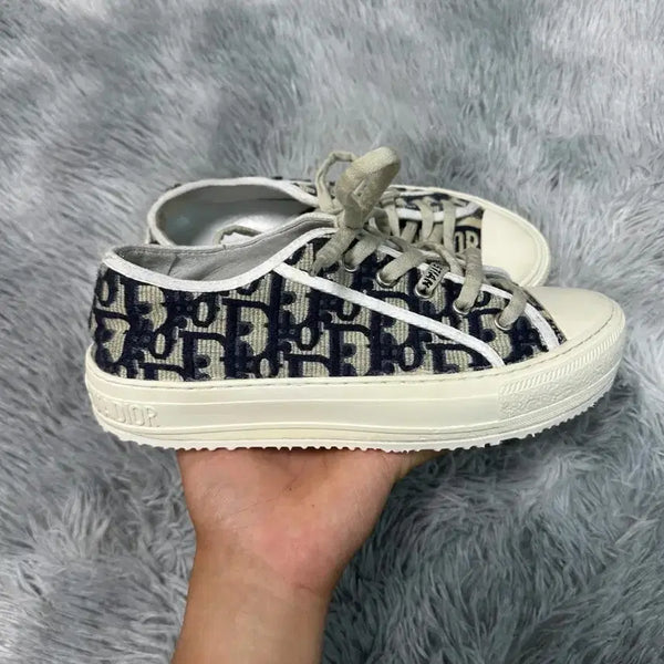 [BUNJANG] Christian Dior Walk 'n' Dior Oblique Canvas Sneakers / [A+/디올] 디올 워크앤디올 오블리크 스니커즈