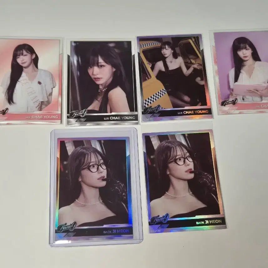 [BUNJANG] fromis_9 Tereca Baek Jiheon, Lee Chaeyoung Bundle Set 6 Photocards / 프로미스나인 테레카 백지헌, 이채영 카드 6장 일괄
