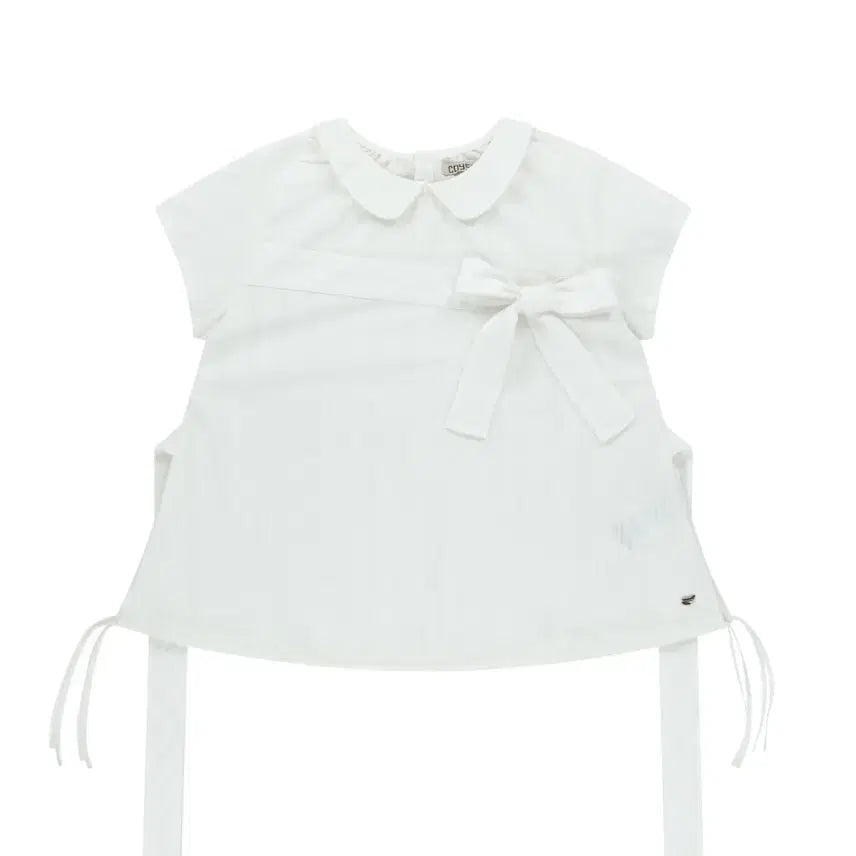 [BUNJANG] Koiseio White Ribbon Detail Blouse / 코이세이오)블라우스 판매합니다