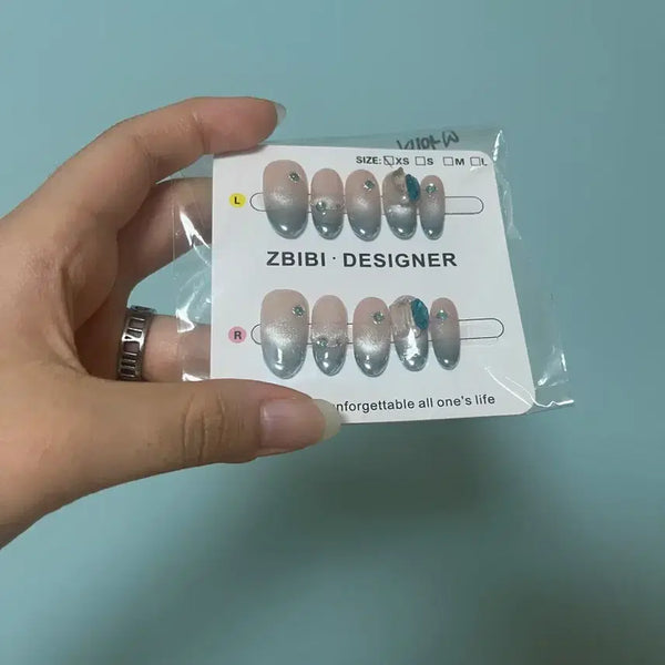 [BUNJANG] ZBIBI Designer Gel Nail Tips (XS) / ZBIBI DESIGNER 젤네일 팁 (xs)