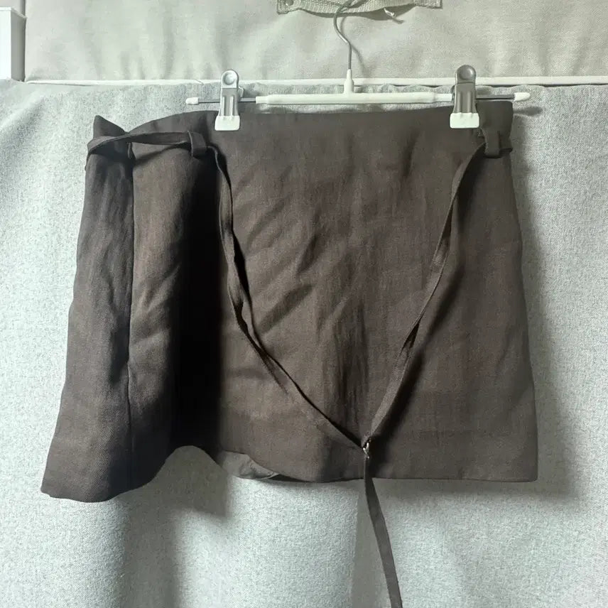 [BUNJANG] H&M Belted Mini Skirt Brown / H&M 브라운 미니 스커트