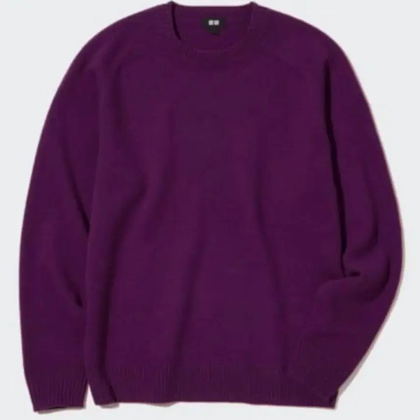 [BUNJANG] Uniqlo Lambswool Knit Purple / 유니클로 램스울 니트 (purple)