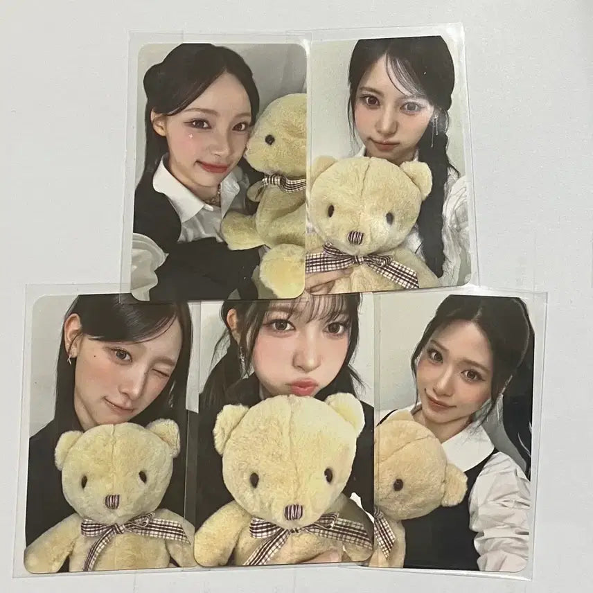 [BUNJANG] Laka Lip Balm Withmu Bear Photocard Set / 리센느 립밤 위드뮤 곰돌이 포카 세트