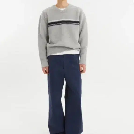[BUNJANG] Label Archive Marvin Cotton Chino Pants Blue Size 4 / 라벨아카이브 marvin cotton chino pants blue 4
