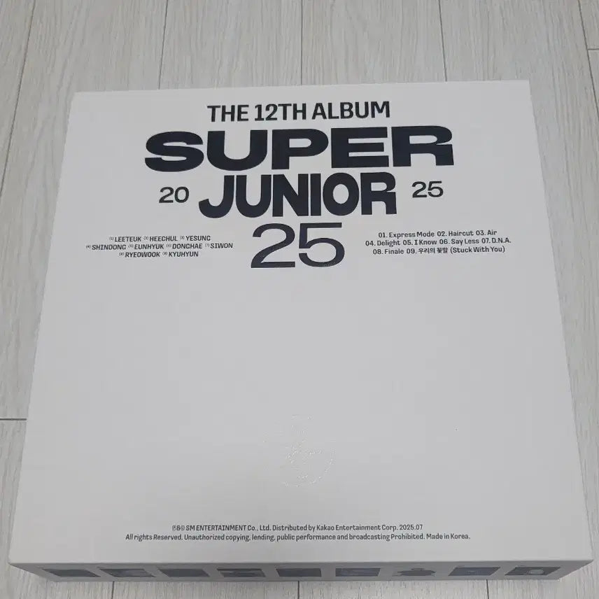 [BUNJANG] Super Junior 12th Album 25th Version / 슈퍼주니어 12집 앨범 25 Ver.