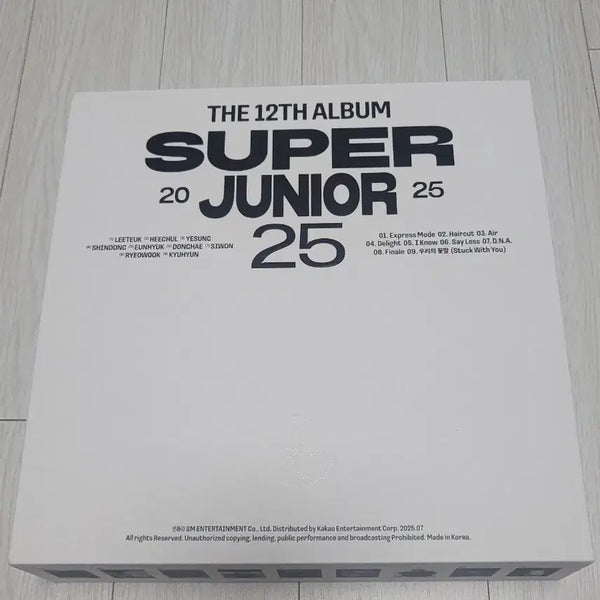 [BUNJANG] Super Junior 12th Album 25th Version / 슈퍼주니어 12집 앨범 25 Ver.