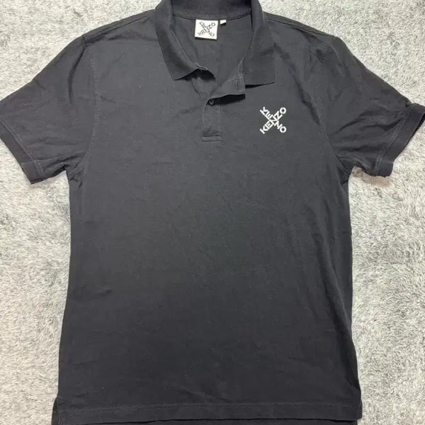 [BUNJANG] Kenzo Collar Short Sleeve T-Shirt / 겐조 카라 반팔 티셔츠