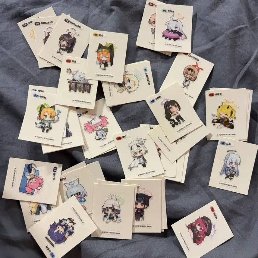 [BUNJANG] Blue Archive Season 1 Sticker Set / 블루 아카이브 시즌1 띠부씰