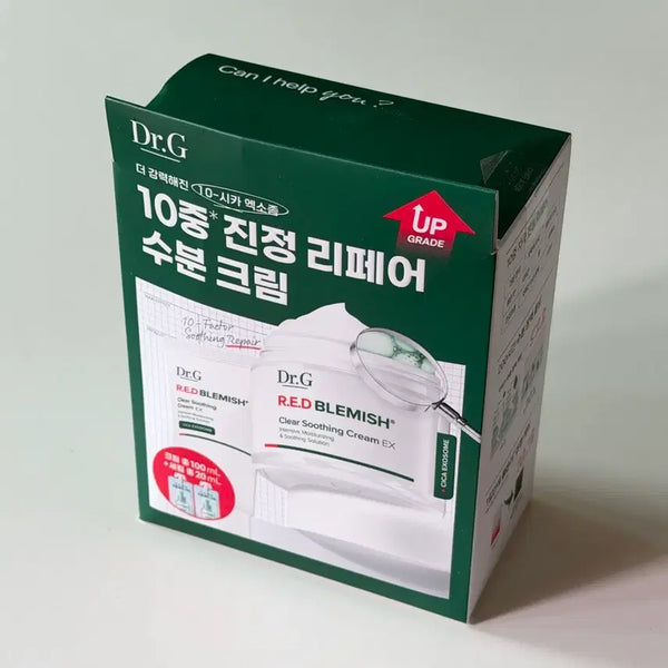 [BUNJANG] Dr.G Red Blemish Clear Soothing Cream EX 70ml Set / 닥터지 레드블레미쉬 클리어 수딩크림 EX 70ml기획