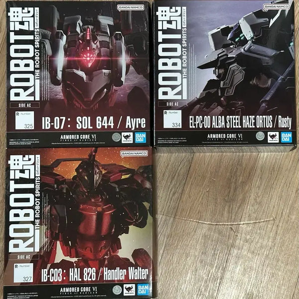 [BUNJANG] Robot Spirits Armored Core Ayre, Steelhaze Ortus, Handler Walt Bundle Set / 로봇혼 아머드코어 Ayre / 스틸헤이즈 오르투스 / 핸들러 월터 일괄