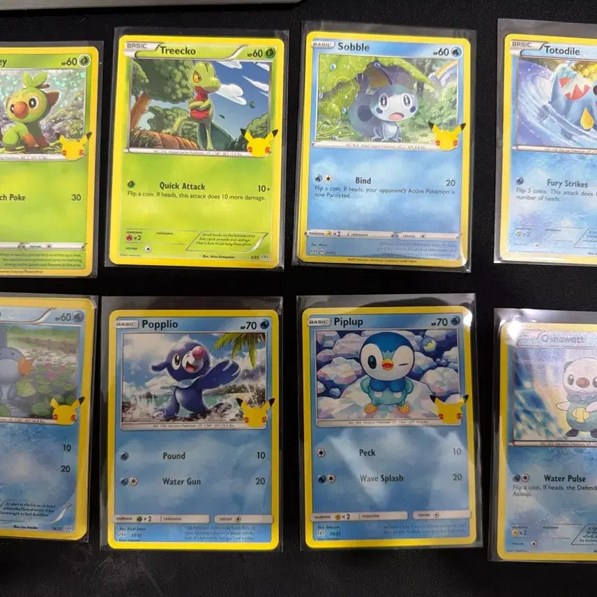 [BUNJANG] Pokemon McDonald's 25th Anniversary Promo Set (8 types) / 포켓몬카드 25주년 맥도날드 프로모 8종