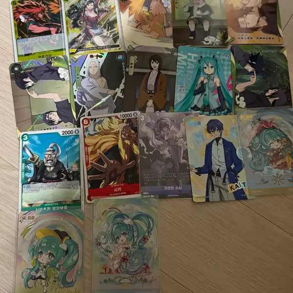 [BUNJANG] Anime Trading Card Set / 드로우즈님 카드 결제 (원피스 2장 같이)