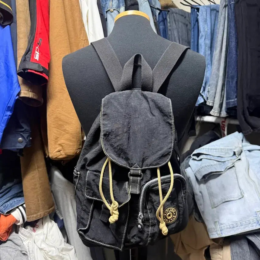 [BUNJANG] Kipling Y2K Drawstring Backpack / 키플링 y2k 복조리 배낭 백팩 가방